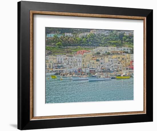 Romantic Capri Island Italy in Golfo di Naples-Markus Bleichner-Framed Art Print