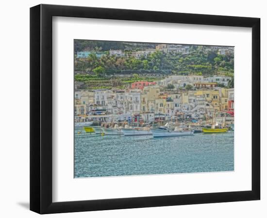 Romantic Capri Island Italy in Golfo di Naples-Markus Bleichner-Framed Art Print