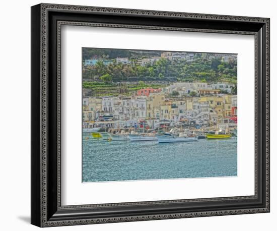 Romantic Capri Island Italy in Golfo di Naples-Markus Bleichner-Framed Art Print