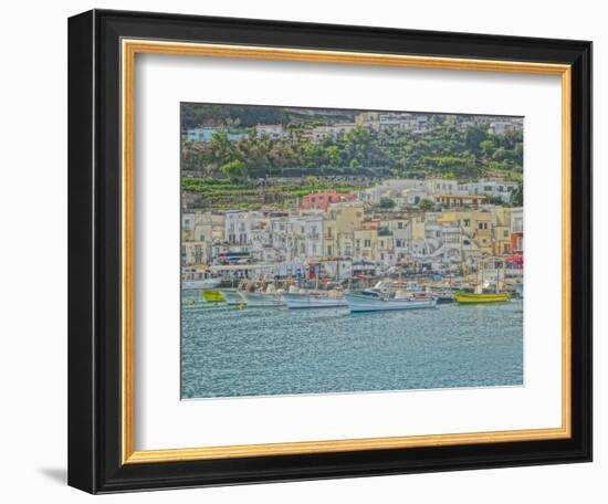 Romantic Capri Island Italy in Golfo di Naples-Markus Bleichner-Framed Art Print