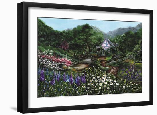 Romantic Cottage-Bonnie B. Cook-Framed Giclee Print