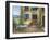 Romantic courtyard-Marilyn Dunlap-Framed Art Print