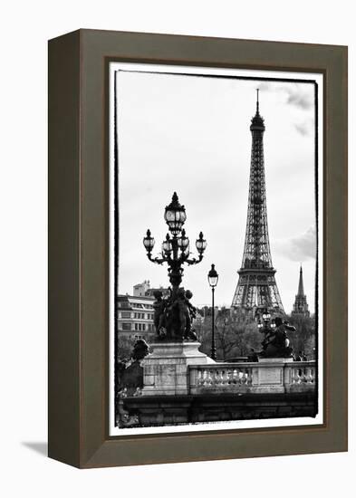 Romantic Eiffel Tower - Paris-Philippe Hugonnard-Framed Premier Image Canvas