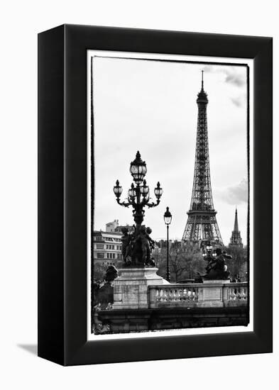 Romantic Eiffel Tower - Paris-Philippe Hugonnard-Framed Premier Image Canvas