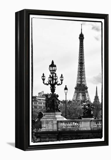 Romantic Eiffel Tower - Paris-Philippe Hugonnard-Framed Premier Image Canvas