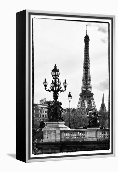 Romantic Eiffel Tower - Paris-Philippe Hugonnard-Framed Premier Image Canvas