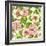 Romantic Floral Seamless Pattern-dNaya-Framed Art Print
