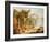 Romantic Garden Scene-Hubert Robert-Framed Giclee Print