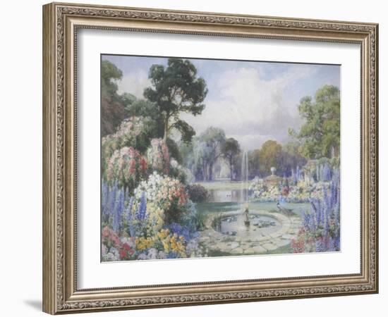 Romantic Garden-John Macpherson-Framed Giclee Print