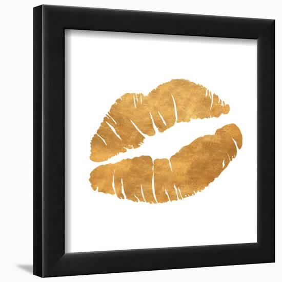 Romantic Icon II (gold foil)-null-Framed Art Print