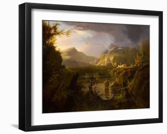 Romantic Landscape, c.1826-Thomas Cole-Framed Giclee Print