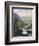 Romantic Landscape with Waterfall-George Beetholme-Framed Giclee Print