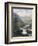 Romantic Landscape with Waterfall-George Beetholme-Framed Giclee Print