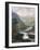 Romantic Landscape with Waterfall-George Beetholme-Framed Giclee Print