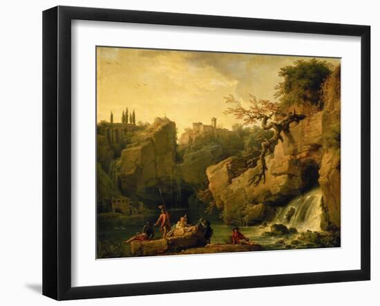 Romantic Landscape-Claude Joseph Vernet-Framed Giclee Print