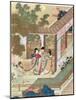 Romantic Meeting, Illustration from a Traditional Chinese Novel-null-Mounted Giclee Print