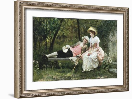 Romantic Meeting-Federigo Andreotti-Framed Giclee Print