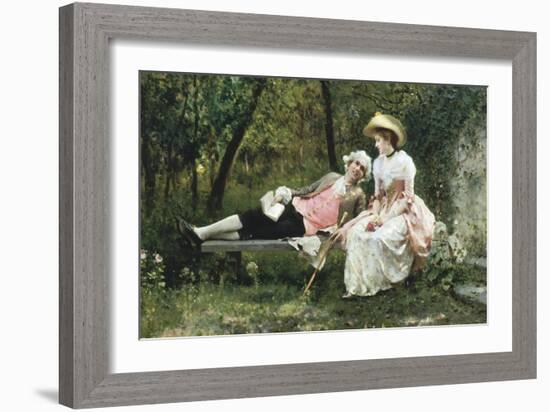 Romantic Meeting-Federigo Andreotti-Framed Giclee Print