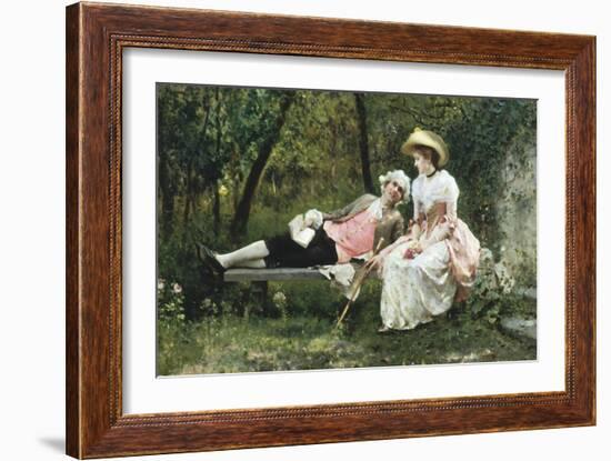 Romantic Meeting-Federigo Andreotti-Framed Giclee Print