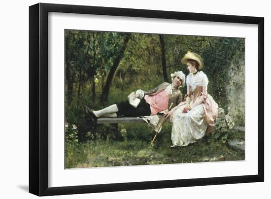 Romantic Meeting-Federigo Andreotti-Framed Giclee Print