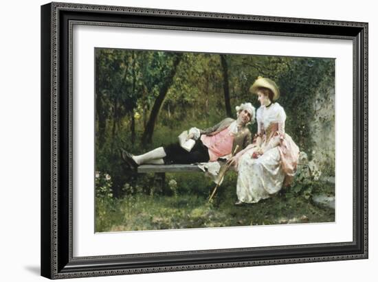 Romantic Meeting-Federigo Andreotti-Framed Giclee Print