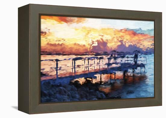 Romantic Pontoon II - In the Style of Oil Painting-Philippe Hugonnard-Framed Premier Image Canvas