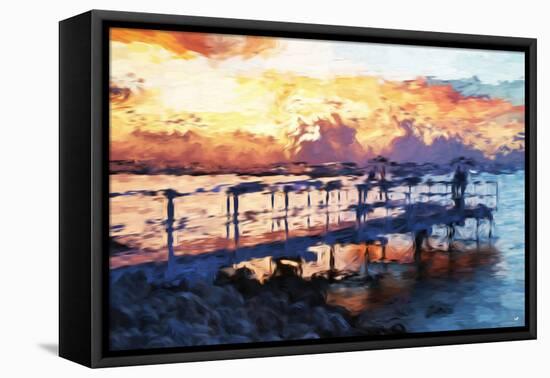 Romantic Pontoon II - In the Style of Oil Painting-Philippe Hugonnard-Framed Premier Image Canvas