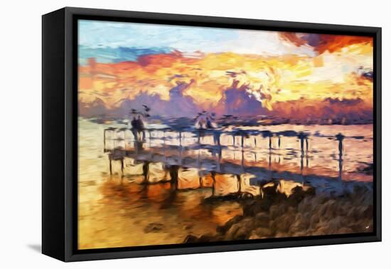 Romantic Pontoon - In the Style of Oil Painting-Philippe Hugonnard-Framed Premier Image Canvas