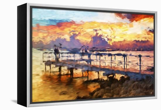 Romantic Pontoon - In the Style of Oil Painting-Philippe Hugonnard-Framed Premier Image Canvas