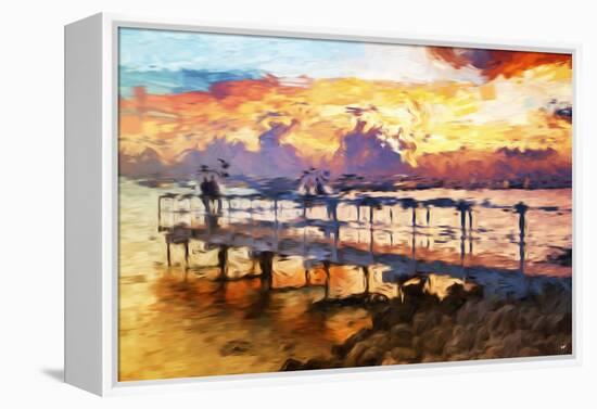 Romantic Pontoon - In the Style of Oil Painting-Philippe Hugonnard-Framed Premier Image Canvas