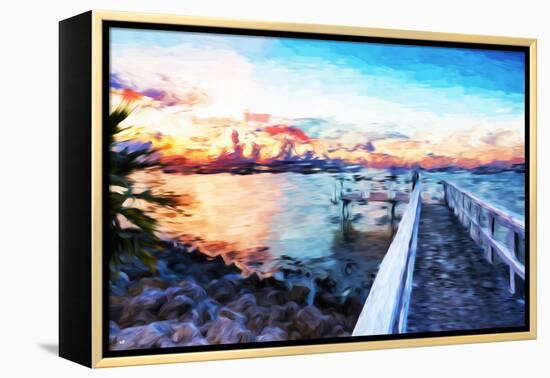 Romantic Pontoon IV - In the Style of Oil Painting-Philippe Hugonnard-Framed Premier Image Canvas