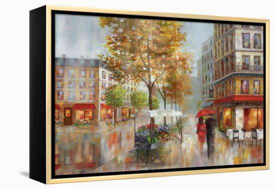 Romantic Promenade I-null-Framed Stretched Canvas