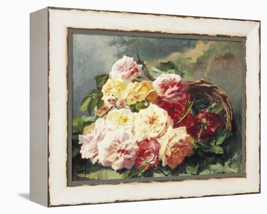 Romantic Roses-Pierre Bourgogne-Framed Premier Image Canvas