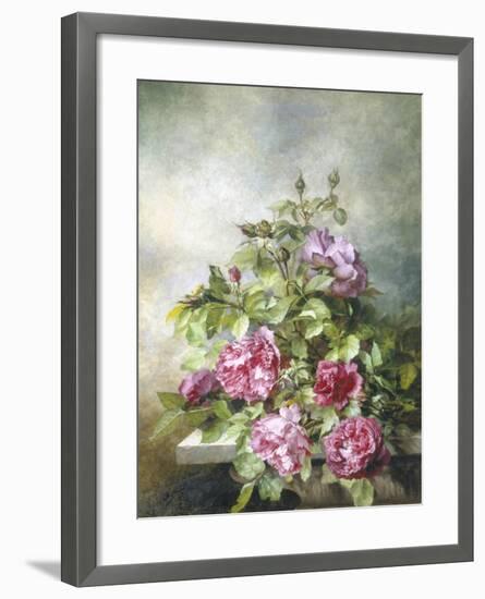 Romantic Roses-Claude Massman-Framed Giclee Print