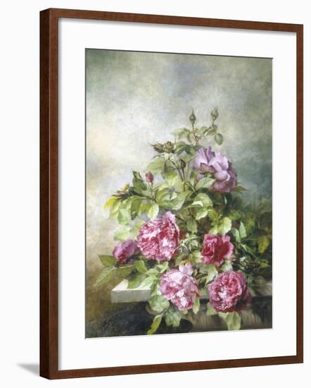 Romantic Roses-Claude Massman-Framed Giclee Print