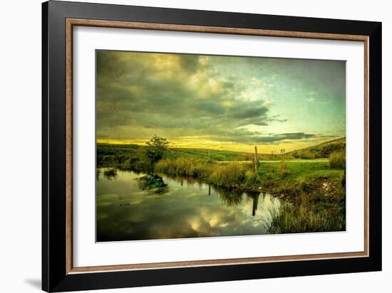 Romantic Rural Scene in England-Mark Gemmell-Framed Photographic Print