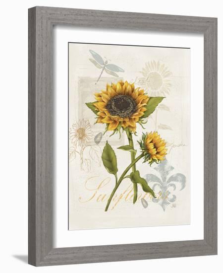 Romantic Sunflower II-Jade Reynolds-Framed Art Print