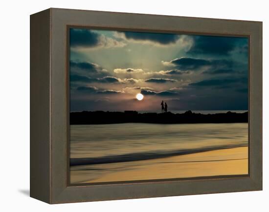 Romantic Sunset-Josh Adamski-Framed Premier Image Canvas