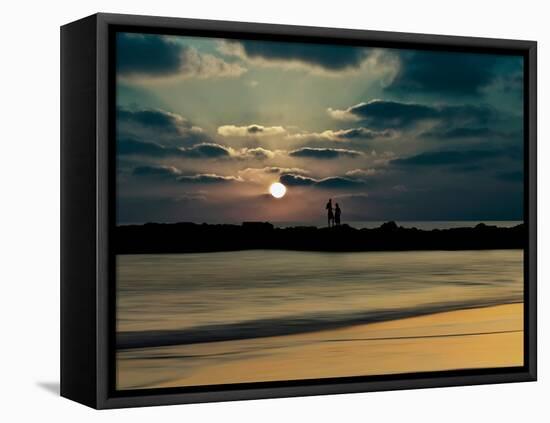 Romantic Sunset-Josh Adamski-Framed Premier Image Canvas