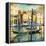 Romantic Venice - Artwork In Painting Style-Maugli-l-Framed Stretched Canvas