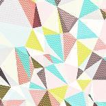 Abstract Background with Triangles and Colorful Geometric Shapes. Texture Pattern for Covers, Banne-Romas_Photo-Premium Giclee Print