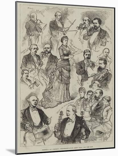 Romberg's Toy Symphony, Performance at St James's Hall-Charles Robinson-Mounted Giclee Print