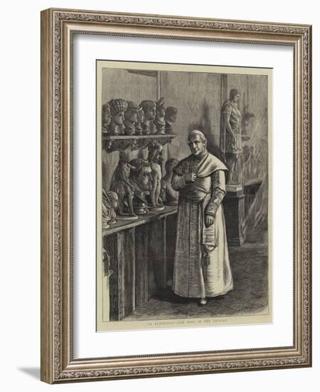 Rome, a Carnival Contrast, Il Penseroso, the Pope in the Vatican-Francis S. Walker-Framed Giclee Print