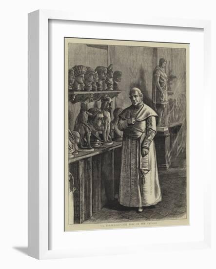 Rome, a Carnival Contrast, Il Penseroso, the Pope in the Vatican-Francis S. Walker-Framed Giclee Print