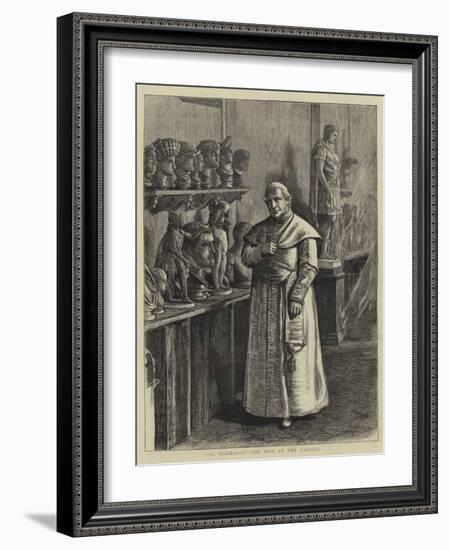 Rome, a Carnival Contrast, Il Penseroso, the Pope in the Vatican-Francis S. Walker-Framed Giclee Print