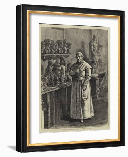 Rome, a Carnival Contrast, Il Penseroso, the Pope in the Vatican-Francis S. Walker-Framed Giclee Print