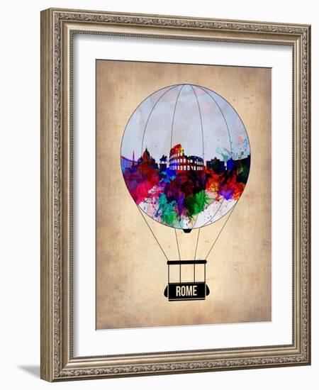 Rome Air Balloon-NaxArt-Framed Art Print