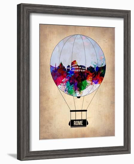 Rome Air Balloon-NaxArt-Framed Art Print