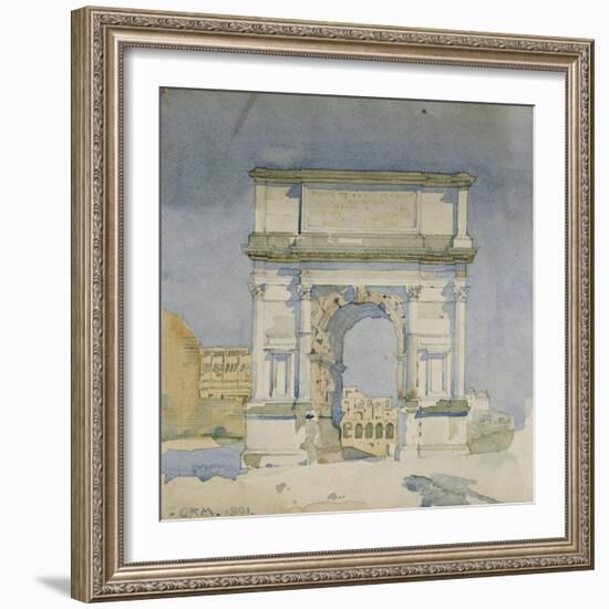 Rome, Arch of Titus, 1891-Charles Rennie Mackintosh-Framed Giclee Print