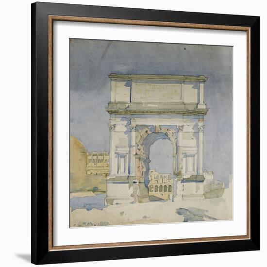 Rome, Arch of Titus, 1891-Charles Rennie Mackintosh-Framed Giclee Print